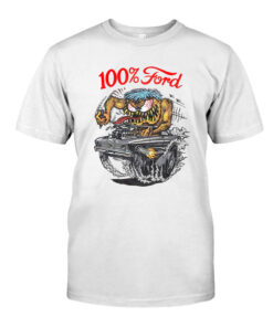 100 percent ford White Shirt 1