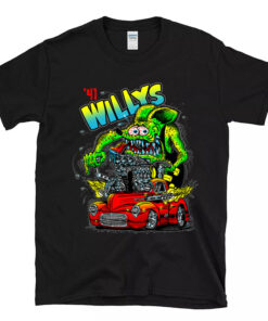 41 willys ratfink Black Shirt 1