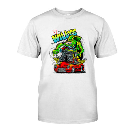 41 willys ratfink White Shirt 1