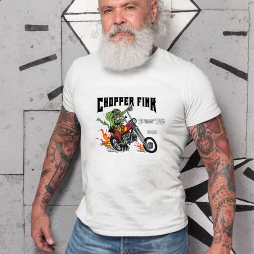 Chopper fink Black WhiteShirt 2