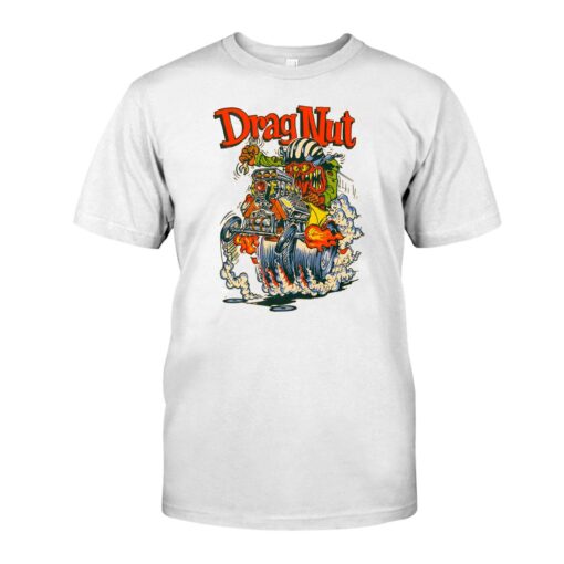 Drag nut hot rod WhiteShirt 1