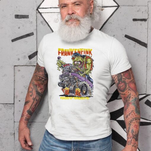 Frankenfink hot rod WhiteShirt 2