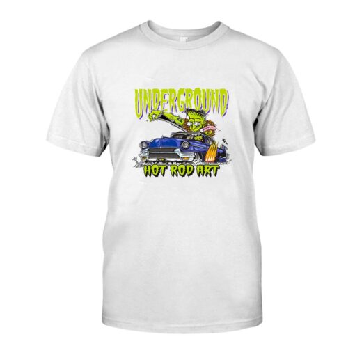 Frankenstein hot rod art WhiteShirt 1