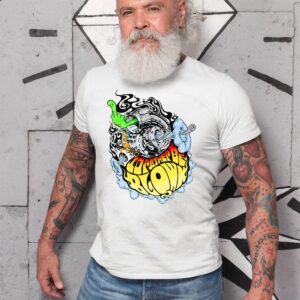 Hot rod engine nitro T shirt