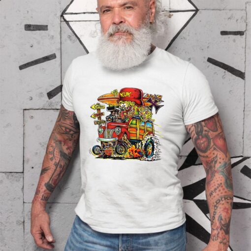 Hot rod kustom WhiteShirt 2