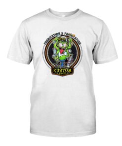 Kustom shop hot rod WhiteShirt 1