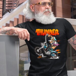 Motorcycle thunder hot rod T shirt