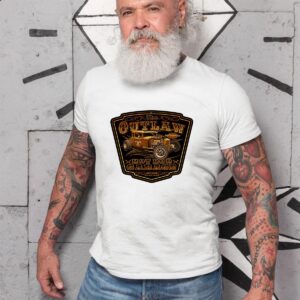 Outlaw hotrod garage T shirt