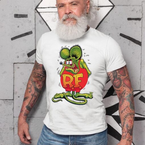 Rat Fink Garage Built hot rod WhiteShirt 2