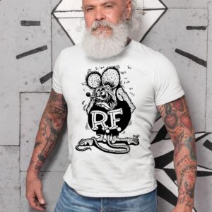 Rat Fink Hot Rod Originals Black T shirt 6 Rat Fink Hot Rod Originals Black WhiteShirt 2