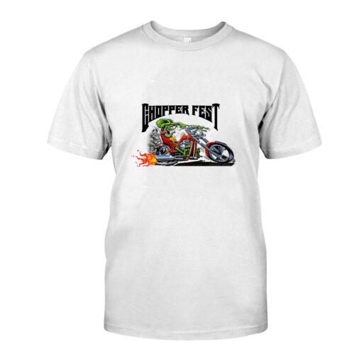 Rat fink Chopper fest WhiteShirt 1