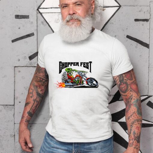 Rat fink Chopper fest WhiteShirt 2