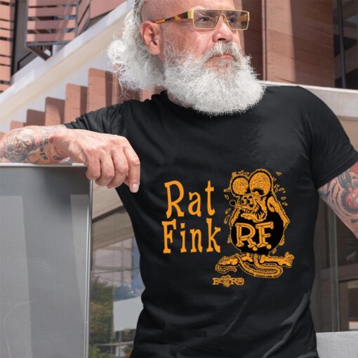 Rat fink Yellow BlackShirt 2