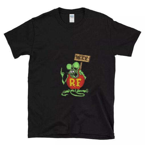 Rat fink hot rod speed BlackShirt 1