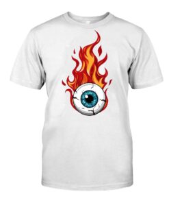 Rat rod flying eyeball WhiteShirt 1