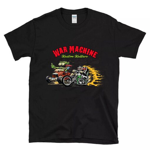 War machine hot rod Kustom Kulture BlackShirt 1