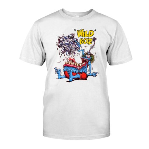 Wild boiz hot rod WhiteShirt 1