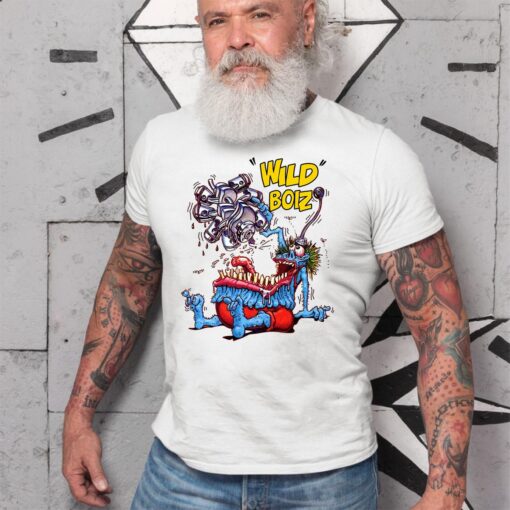 Wild boiz hot rod WhiteShirt 2