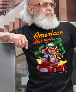 american hot rod rat fink Black Shirt 2