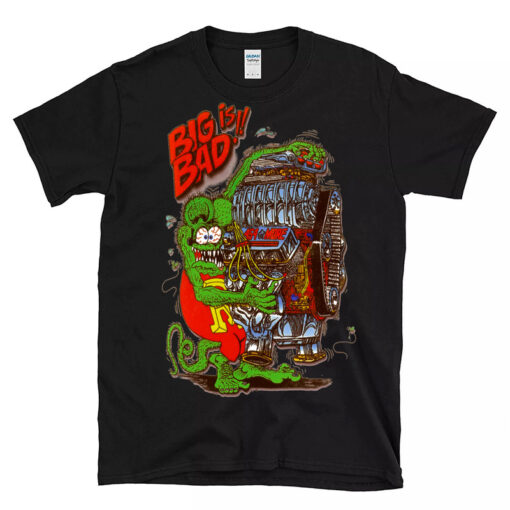 big is bad rat fink Black Shirt 1