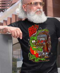 big is bad rat fink Black Shirt 2