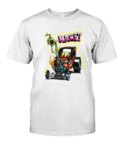 race hot rod rat fink WhiteShirt 1