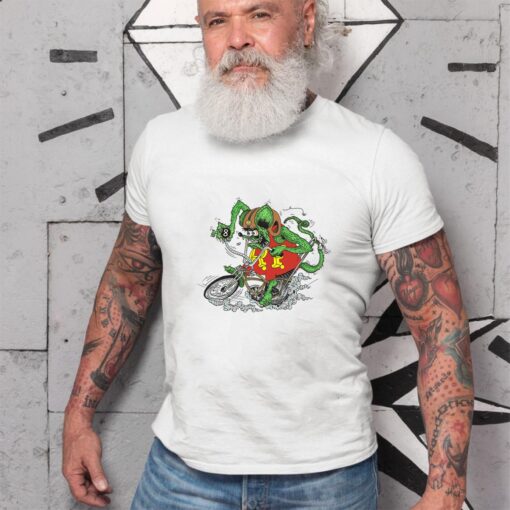 rat fink bicycle WhiteShirt 2