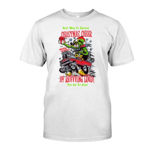 rat fink chrismast cheer WhiteShirt 1