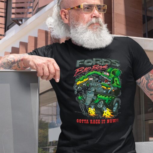 rat fink ford bad boy BlackShirt 2