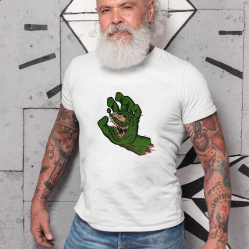 rat fink hand WhiteShirt 2