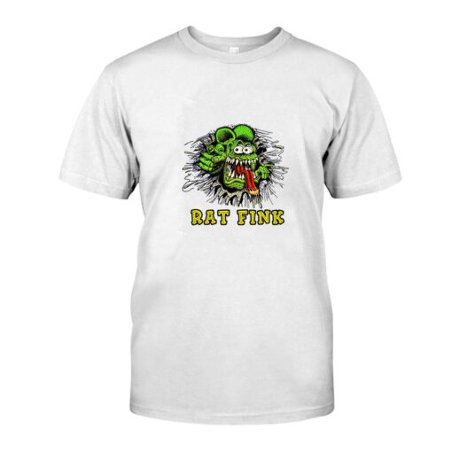 rat fink hole WhiteShirt 1