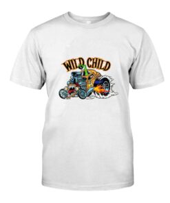 rat fink wild child WhiteShirt 1