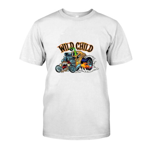 rat fink wild child WhiteShirt 1