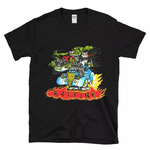 rat fink with Death BlackShirt 1