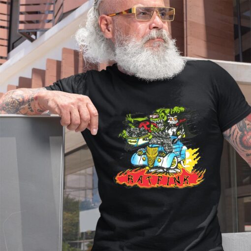 rat fink with Death BlackShirt 2