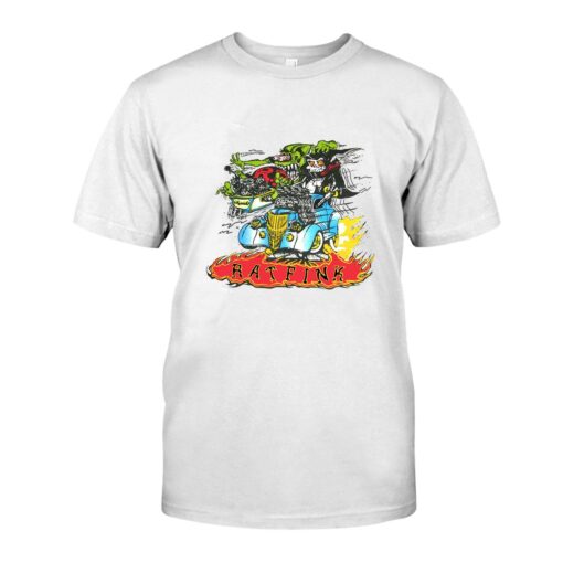 rat fink with Death WhiteShirt 1