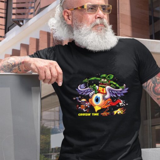 ratfink Cruisin time BlackShirt 2