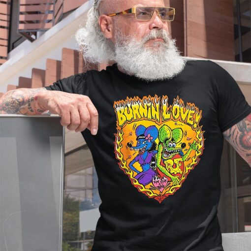 ratfink burn in love BlackShirt 2