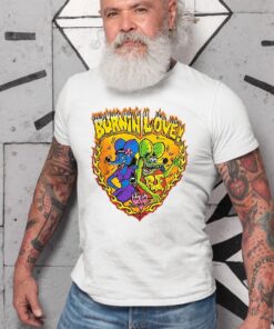 ratfink burn in love WhiteShirt 2