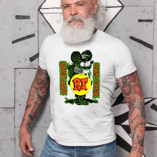 ratfink car club WhiteShirt 2