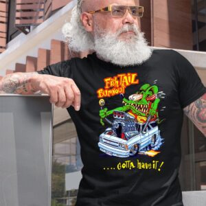 ratfink fish tail burnout T shirt