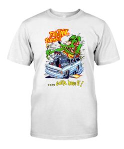 ratfink fish tail burnout WhiteShirt 1