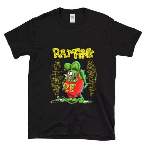 ratfink pinstriping BlackShirt 1