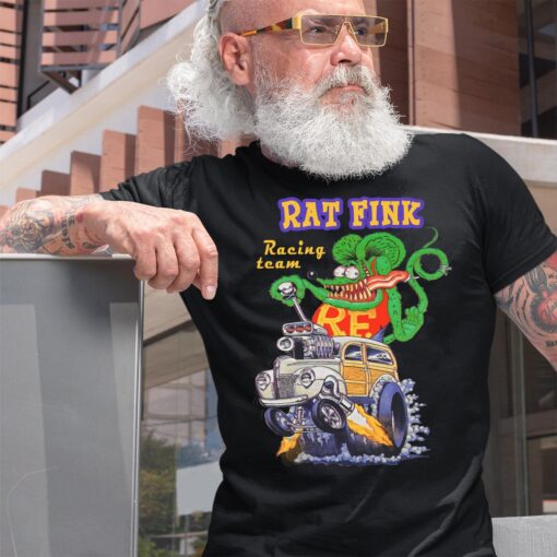 ratfink racing team hot rod BlackShirt 2