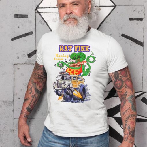 ratfink racing team hot rod WhiteShirt 2