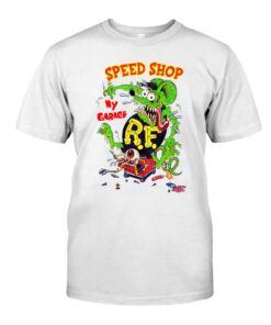 ratfink speed shop garage WhiteShirt 1