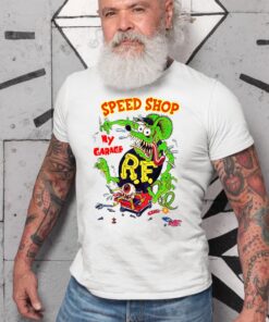 ratfink speed shop garage WhiteShirt 2