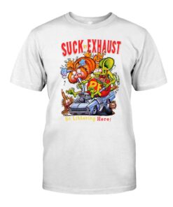 ratfink suck my exhaust WhiteShirt 1