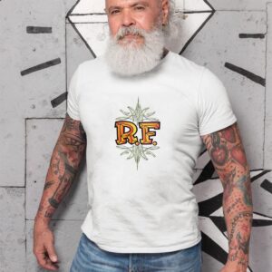 Silver rat fink Pinstriping logo T shirt