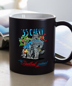 55 chevy the heartbeat continues Mug